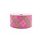 LaRibbons 2 1/2" - 4" Wired Dupioni Ribbon | Bias Plaid w/ Taffeta Fused Back | 10 Yard Roll